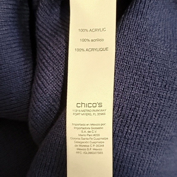 Chico's Outlet Bryanne Pullover Sweater - Picture 5 of 6